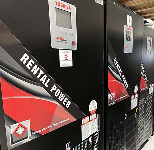 UPS battery rental systems